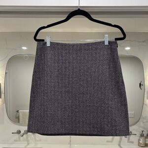 Elegant Herringbone Skirt